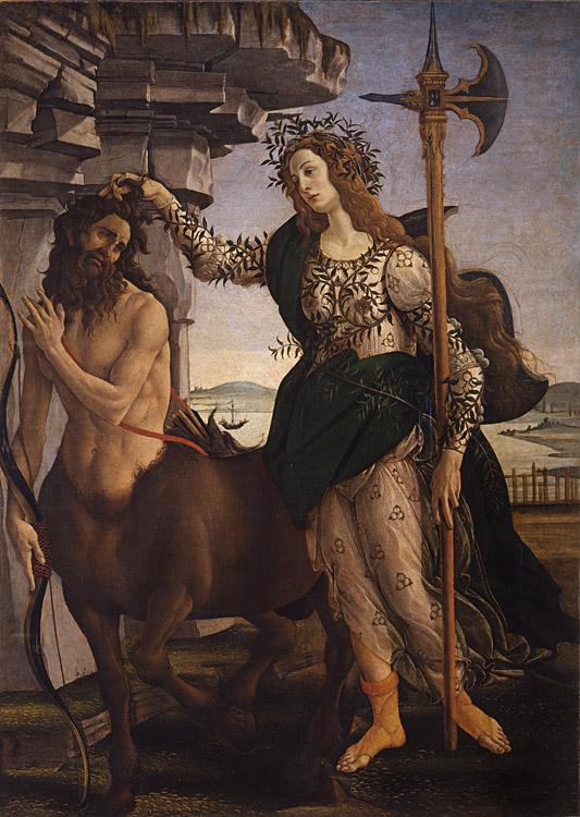 Sandro Botticelli Pallas and the Centaur (mk08) Germany oil painting art